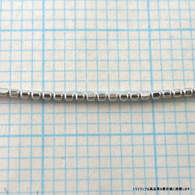 K18WG サークル ネックネックレス幅0.8mm45cm1.5gピンスライドA 送料無料  品質保証  敬老の日_4