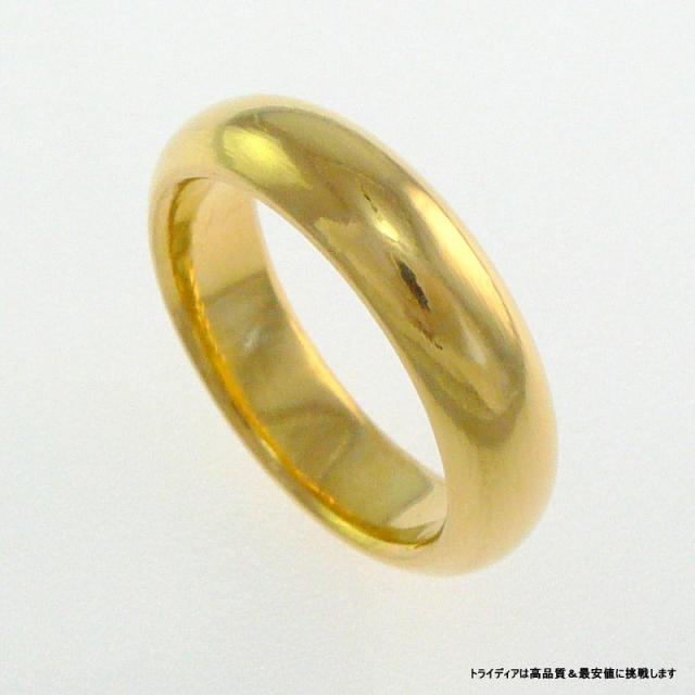 K24 甲丸5mm 11g 純金 マリッジリング 結婚指輪 TRK526 受注生産2-3