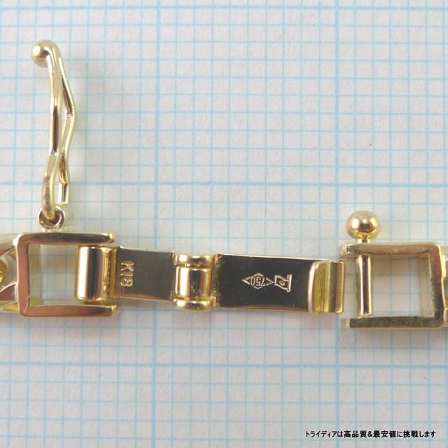 18金 喜平 ブレスレット 10g 18cm 8面 トリプル 造幣局検定付 幅4.4mm K18 喜平ネックレス ゴールド イエローゴールド 日本製 8面トリプル チェーン メンズ レディース アクセサリー 中折 国産 金 K18 キヘイ kihei 八面 プレゼント グラム 誕生日 贈り物 ギフト_1