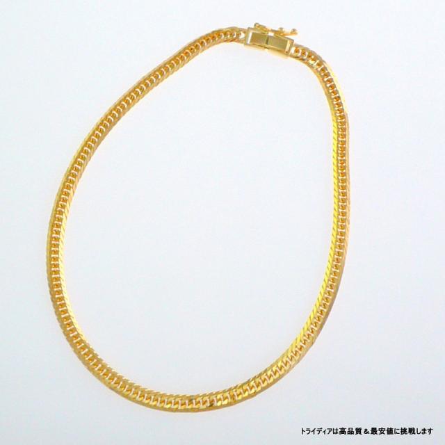18金 喜平 アンクレット 10g 24cm 8面 トリプル 造幣局検定付 幅3.7mm K18 ブレスレット 喜平ネックレス ゴールド イエローゴールド 日本製 8面トリプル チェーン メンズ レディース アクセサリー 中折 国産 金 K18 キヘイ kihei プレゼント 誕生日 贈り物 ギフト_9