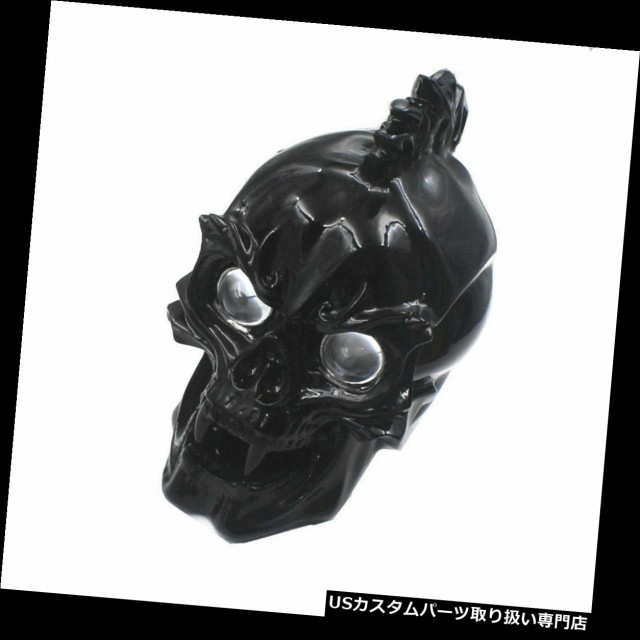 バイク ヘッドライト ハーレーホンダヤマハスズキチョッパー用ブラックledスカルヘッドライトヘッドライトランプ Black Led Skull Headの通販はau Pay マーケット バイクパーツ取り扱い専門店