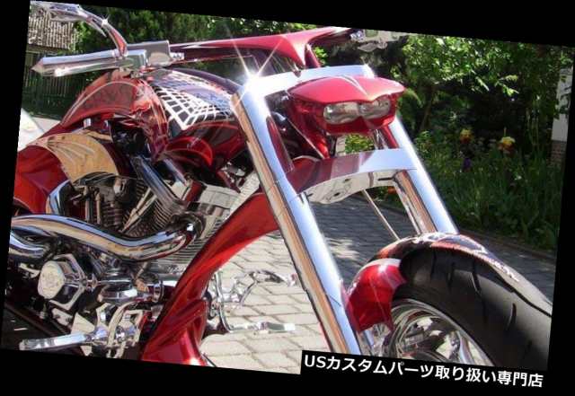 バイク ヘッドライト カスタムバイクのヘッドライトフェアリングチョッパーvrodハーレーユニバーサルライト Stingray Custom Motorcyclの通販はau Pay マーケット バイクパーツ取り扱い専門店