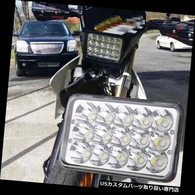 バイク ヘッドライト 45w 4x6 ホンダxr250 Xr400 Xr650スズキdrz用led変換ヘッドライトランプ 45w 4x6 Led Conversion Headlight Lamの通販はau Pay マーケット バイクパーツ取り扱い専門店