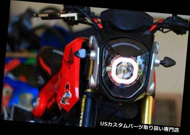 バイク ヘッドライト ホンダmsx 125 グロム125ヘッドライトヘッドランプライトledホワイト レッドプロジェクターxenon Honda Msx 125 の通販はau Pay マーケット バイクパーツ取り扱い専門店