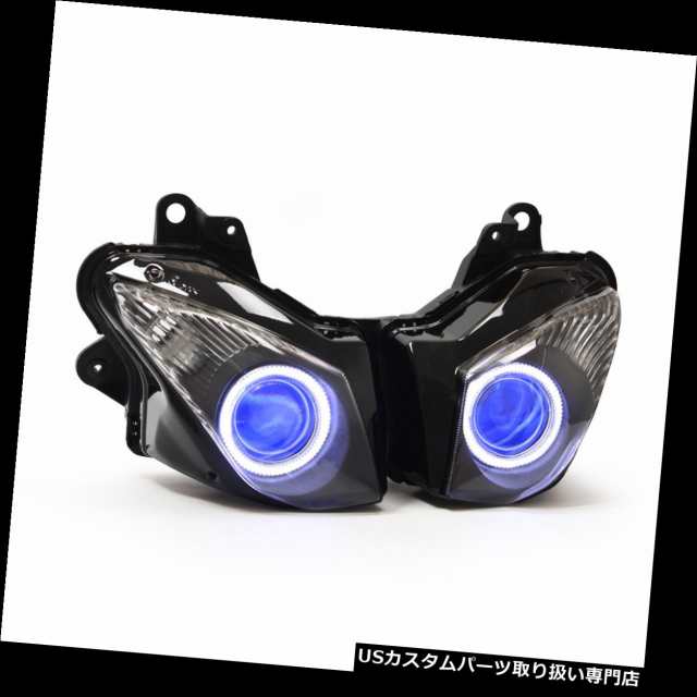 バイク　ヘッドライト カワサキニンジャZX6R ZX-6R 2009-2012ブルー用KT LEDヘッドライト KT LED Headlight  for Kawasaki Ninja ZX6R ZX｜au PAY マーケット