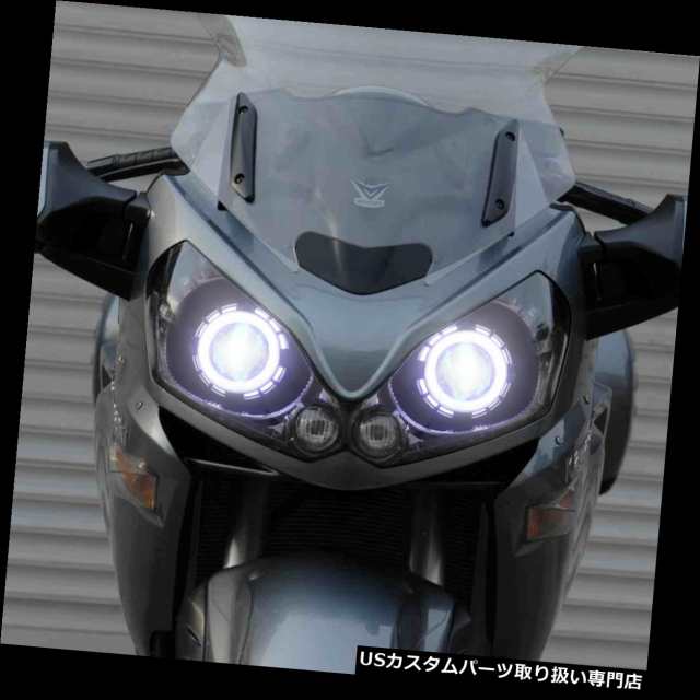 バイク 川崎1400GTRコンクール14 ZG1400 2008-2017用KT LEDヘッドライト KT LED Headlight for Kawasaki 1400GTR PAY マーケット バイクパーツ取り扱い専門店