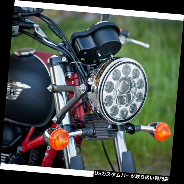 バイク ヘッドライト ヤマハドゥカティ用7 Ledオートバイヘッドライトランプクロームw ポジションランプ1pce 7 Led Motorcycle Headの通販はau Pay マーケット バイクパーツ取り扱い専門店