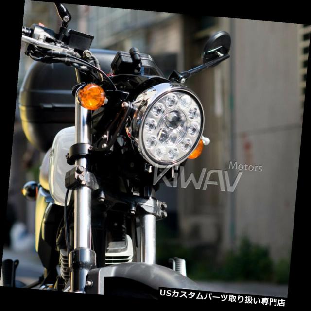 バイク ヘッドライト ヤマハドゥカティ用7 Ledオートバイヘッドライトランプクロームw ポジションランプ1pce 7 Led Motorcycle Headの通販はau Pay マーケット バイクパーツ取り扱い専門店