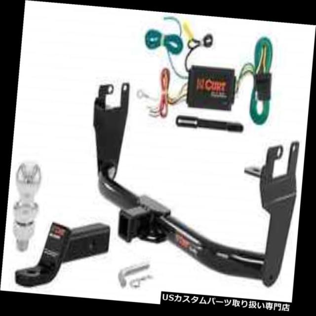 ヒッチメンバー カート3クラストレーラーヒッチトウパッケージw / 2 ジープレネゲード用ボール Curt Class 3