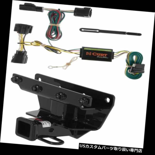 ヒッチメンバー カートクラス3トレーラーヒッチ＆amp; A ジープ司令官のための注文の配線用ハーネス Curt Class