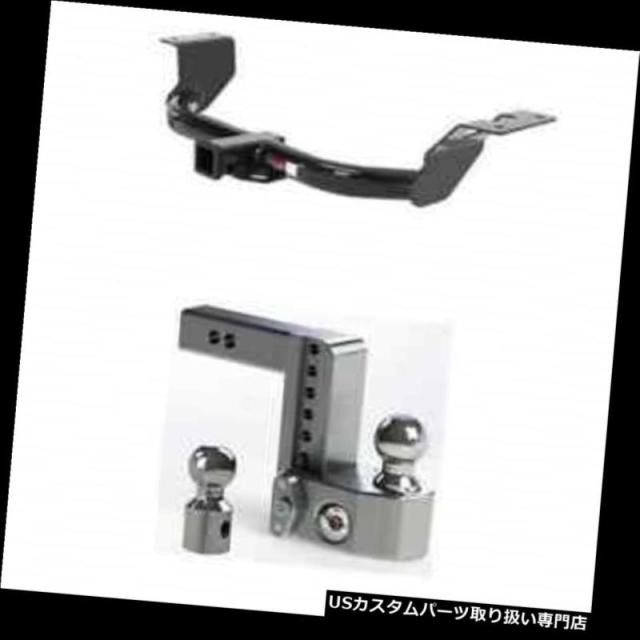 ヒッチメンバー カートクラス3トレーラーヒッチw / CR-V用安全調整可能6インチボールマウント  Curt Class 3の通販は