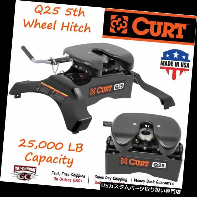 ヒッチメンバー 16265 Curt Q25 5thホイールヒッチには25,000LBキャップの脚とハードウェアが含まれていまの通販は