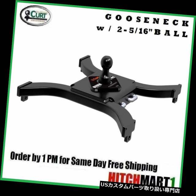 ヒッチメンバー 25K CURT 5THホイールレールスパイダーGOOSENECK TRAILER HITCH w / 2-5