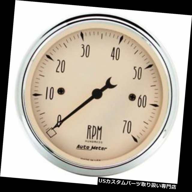 タコメーター オートメーター1898アンティークベージュ空芯インダッシュタコメーターゲージ  Auto Meter 1898 の通販は外装