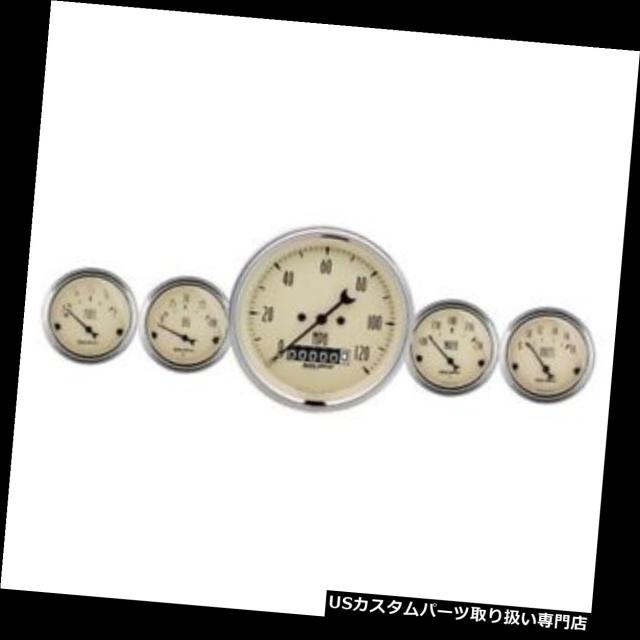 タコメーター オートメーター1840アンティークベージュ5ピースゲージキット Auto Meter 1840 Antique