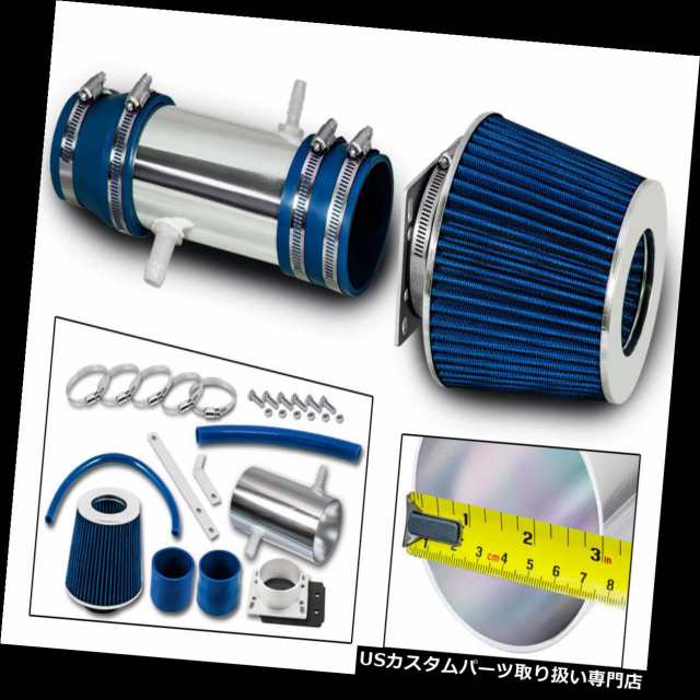 エアインテーク インナーダクト BCP BLUE 92-96 ES300カムリ3.0L V6ショートラムエアインテーク+フィル