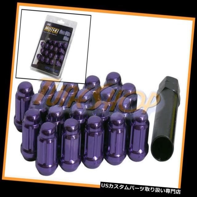 ナット MUTEKI CLOSE ENDスプラインチューナーロックラグナッツ12X1.5 1.5 ACORNホイールリムパルプの通販は
