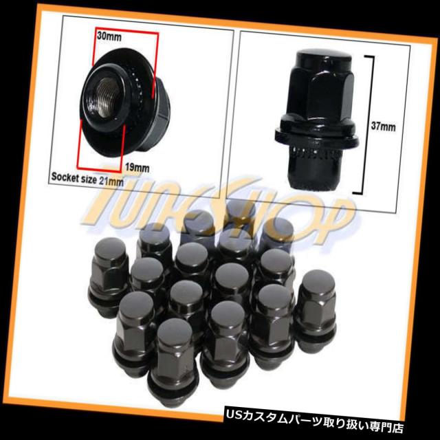 ナット 16レクサスサイオンOEM OE在庫工場ホイールリムマグラグナット12X1.5 1.5ブラック  16 LEX Sの通販は
