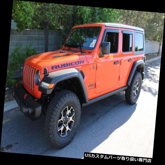 ベントバイザー、ドアバイザー、レインガード ジープラングラーJL 2018用テープオンベントバイザー4個 Tape-on Vの通販は