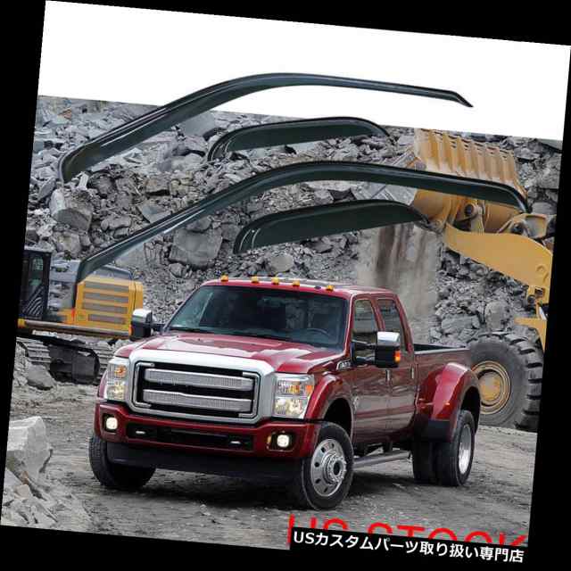 ベントバイザー、ドアバイザー、レインガード フォードF - 250のF - 350拡張キャブ1999年 - 2012