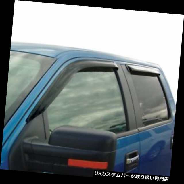 ベントバイザー、ドアバイザー、レインガード 72-35492ウェスティンスモークテープオンベントバイザー4pcダッジラムクワッの通販は