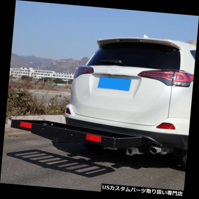 カーゴ、ルーフ キャリア 超軽量折りたたみアルミ2 "受信機ヒッチ折りたたみ貨物収納ラックキャリア  Ultralight Fの通販は