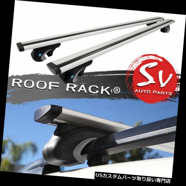 カーゴ、ルーフ キャリア トップルーフラック空力クロスバー旅行貨物荷物キャリア調整可能セット  TOP ROOF RACK Aの通販は