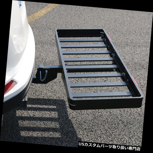 カーゴ、ルーフ キャリア 500ポンド折りたたみレシーバーヒッチカーゴキャリア50 "x 20"プレミアムアルミニウム+スチーの通販は