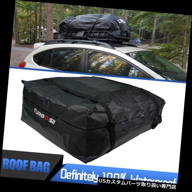 カーゴ、ルーフ キャリア 車のSUVルーフトップカーゴキャリアバッグ荷物収納旅行防水ブラック  Car SUV Roof Toの通販は