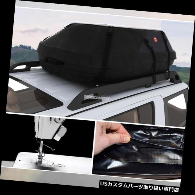 カーゴ、ルーフ キャリア 車の車両防水ルーフトップカーゴキャリア荷物トラベルストレージFV88 Car Vehicles W 外装