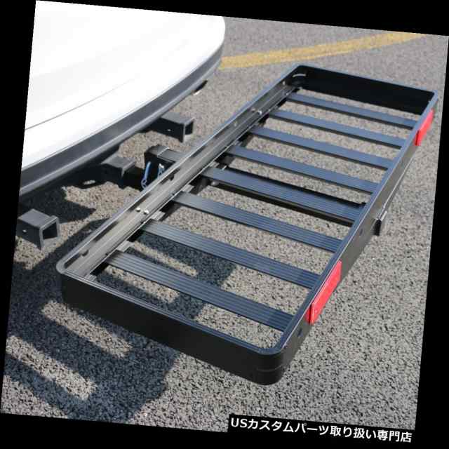 カーゴ、ルーフ キャリア 50 "×20"貨物キャリア超軽量折りたたみ受信機500ポンドヒッチマウントアルミ  50" x 2の通販は