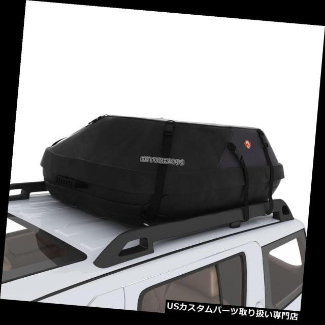カーゴ、ルーフ キャリア ルーフトップカーゴ防水キャリアバッグラック収納荷物オートカートラベルブラック Roof Top C