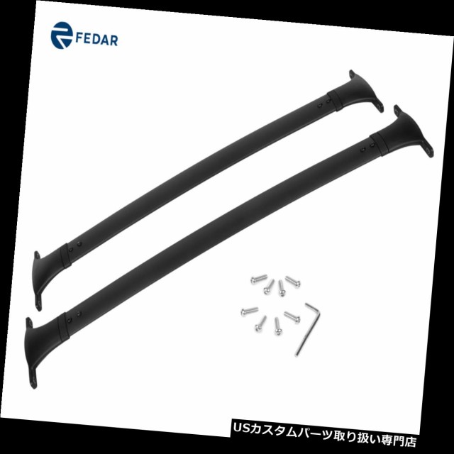 カーゴ、ルーフ キャリア 2009-2014日産ムラーノのためのFedarルーフラッククロスバーカーゴキャリア Fedar