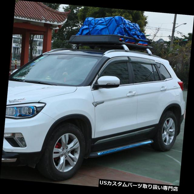 カーゴ、ルーフ キャリア 自動外部のルーフラックのバスケットの貨物荷物のキャリアバーネット黒140 * 100CM  Autoの通販は