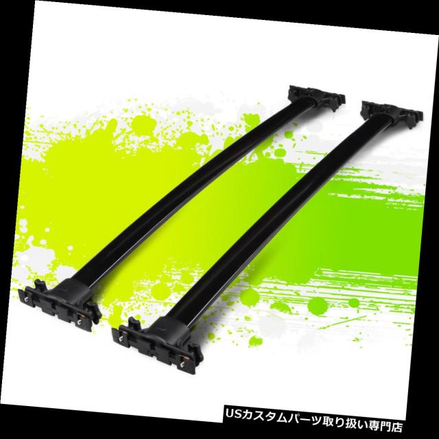 カーゴ、ルーフ キャリア ルーフレールルーフラッククロスバークランプラゲッジキャリアアルミ製48にフィット Fit 48 i