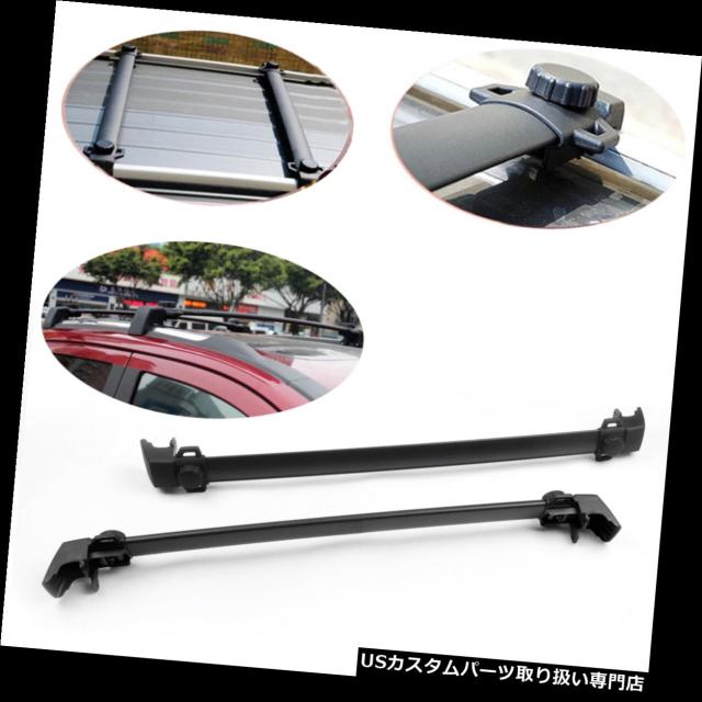 カーゴ、ルーフ キャリア 17-18ホンダCRV OEファクトリースタイルルーフラッククロスバーアルミシルバーにフィット  Fの通販は 80,520円