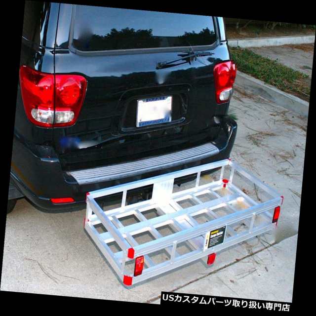 カーゴ、ルーフ キャリア トレーラーヒッチ貨物運搬船軽量アルミバスケット荷物ラック車SUV RV Trailer Hitch｜au PAY マーケット