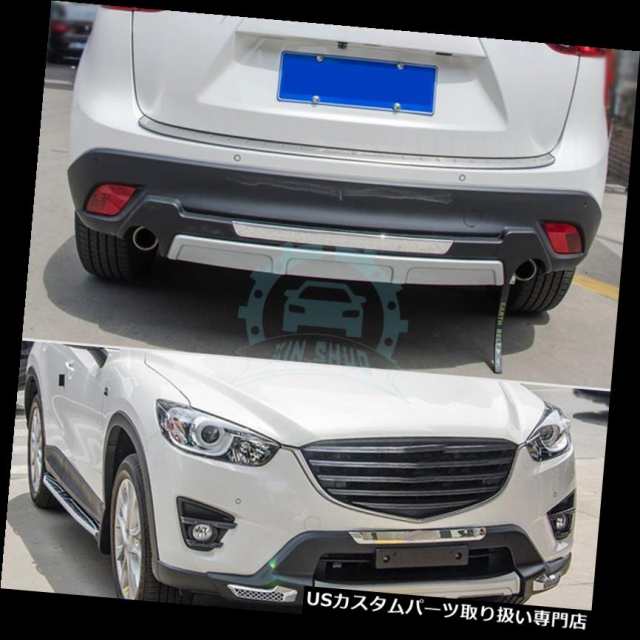 リアバンパー プロテクター PPオートフロント＆amp; A マツダCX-5 2013-2016用リアバンパースキッドプロテク