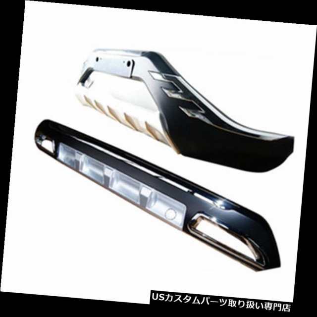 リアバンパー プロテクター ホンダCR-V 2012-2013のためのフロント/リアバンパープロテクターガードボードの改装  の通販は
