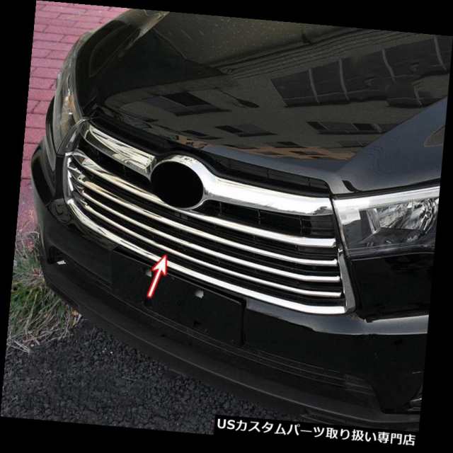 オンラインショップ Front Chrome 14 16 Kluger Toyota For トヨタクルーガー14 16クロームフロント グリルグリルカバートリムガーニッシュ成形用 メッキカバー クロームカバー Grille Molding Garnish Trim Cover Grill 外装パーツ Pty Life