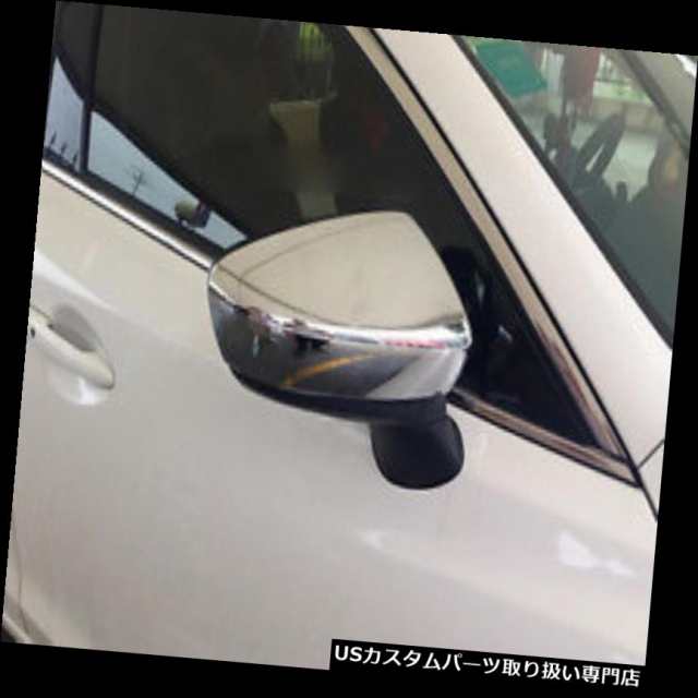 クロームカバー、メッキカバー MAZDA 3 AXELA m3 2014-2017用ペアクロームサイドドアミラーバックカバートの通販は