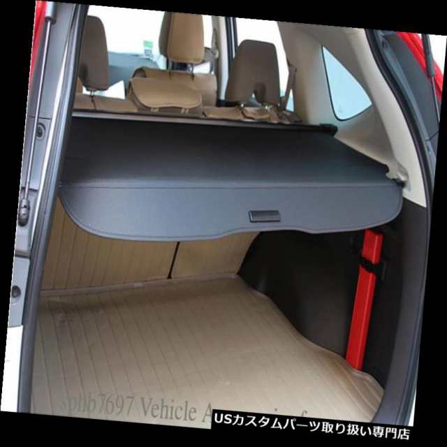 リアーカーゴカバー ホンダCR-V CRV 2007-2010のための後部トランクの保証荷物の陰の貨物カバー黒 Rear T｜au PAY マーケット