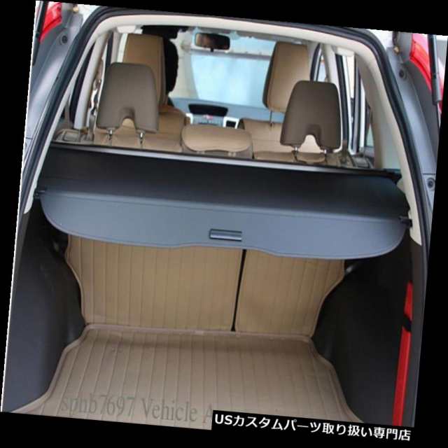 リアーカーゴカバー ホンダCR-V CRV 2007-2010のための後部トランクの保証荷物の陰の貨物カバー黒 Rear T｜au PAY マーケット