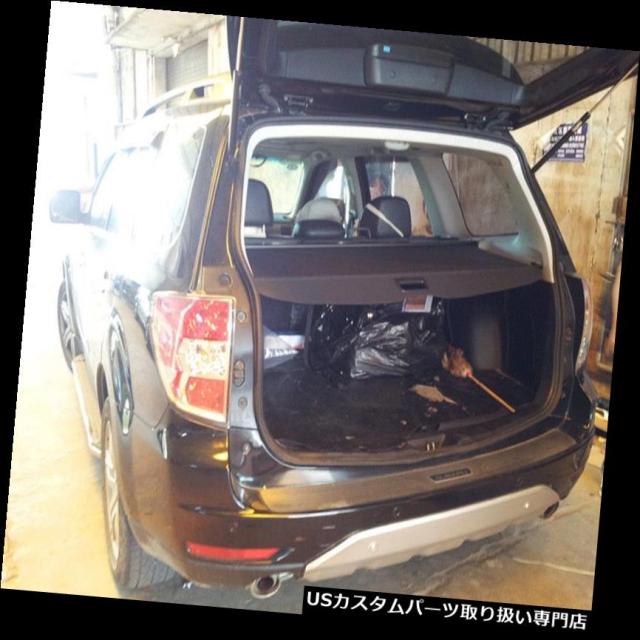 リアーカーゴカバー スバルフォレスター2009-2012用引き込み式リアトランクセキュリティ貨物カバートリム For Sub