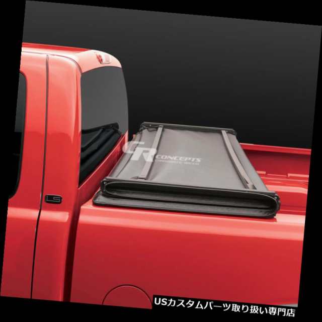 トノーカバー/トノカバー 04-14フォードF150 6.5 'ベッドフレアサイド用ブラックビニルソフト三つ折りトネカバー 