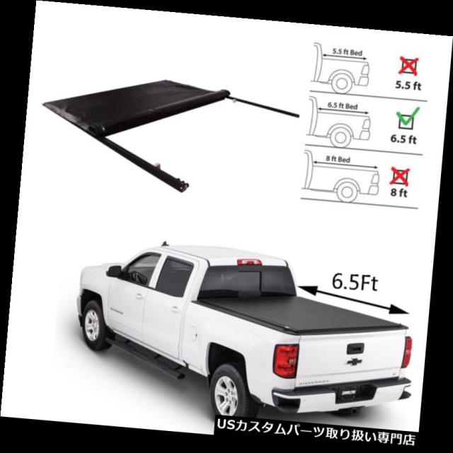 トノーカバー/トノカバー ロックして 2007  -  18年のトヨタツンドラ6.5Ft 78 "のための柔らかいトノーカバーの通販は 139,920円