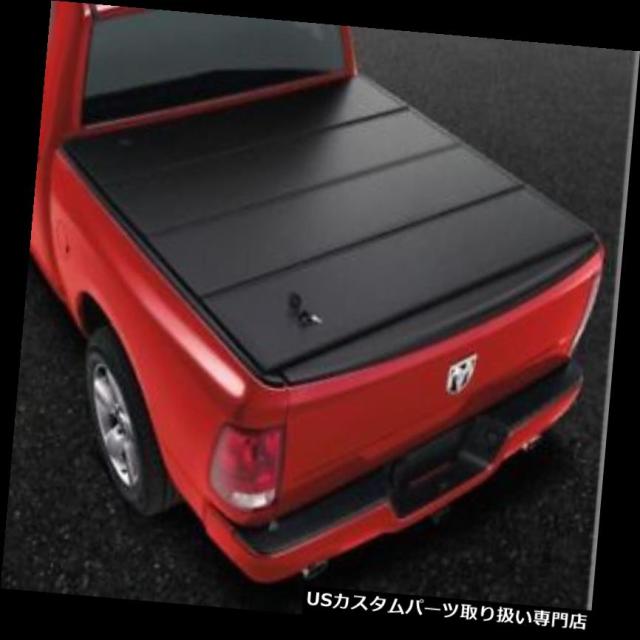 トノーカバー/トノカバー 09-18 Ram 1500 2500 3500ロック可能折りたたみトノカバー6'4 "ファクトリーの通販は