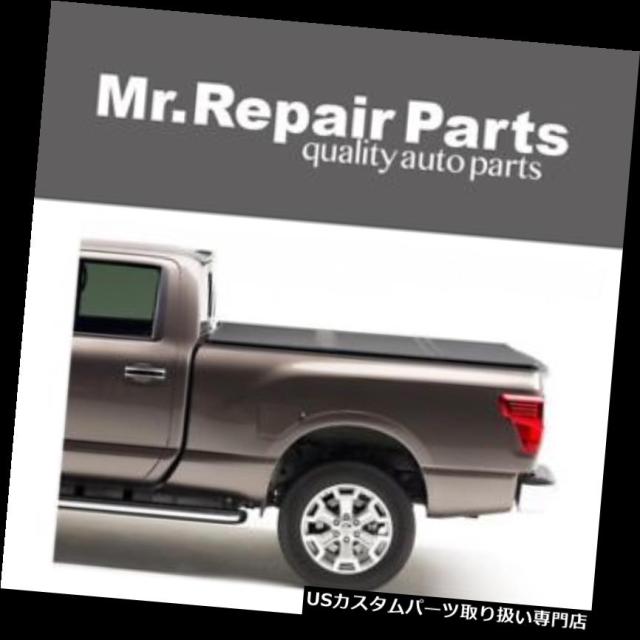 トノーカバー/トノカバー 2017-2018日産タイタン8 'ベッドソリッドフォールド2.0トンネカバー83973のためのEXの通販は