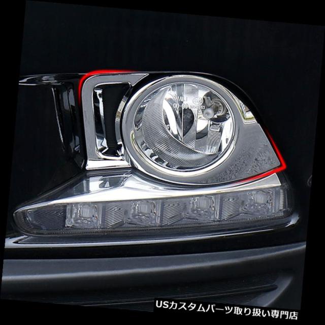 ヘッドライトカバー トヨタクルーガー14-16クロームフロントヘッドフォグランプランプカバートリムGranish用フィット  の通販は 21,199円