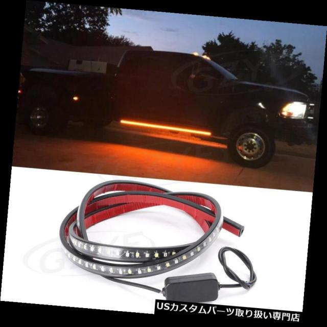 48 "アンバーホワイトリアLEDストリップカーボディサイドターンシグナルインジケーターペダルライト の通販は 25,054円